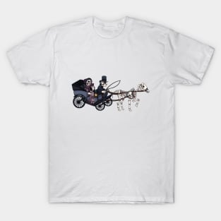 Skeleton Horse And Carriage T-Shirt